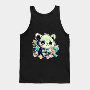 "Enchanted Whimsy: A Delightfully Cute Animal with a Marvelous Design" Tank Top